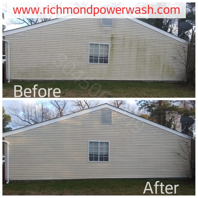 Richmond Power Wash house siding cleaning Chesterfield VA