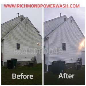 Richmond Power Wash low pressure siding cleaning